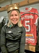 #5 Mirkku Miettinen palkittiin joukkueen kultakypärällä sunnuntaina.